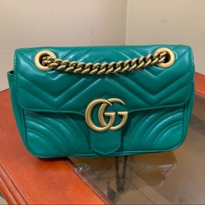 Gucci marmont Limited edition emerald green